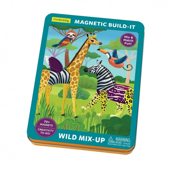 Magnetisches Spielset Wilde Tiere