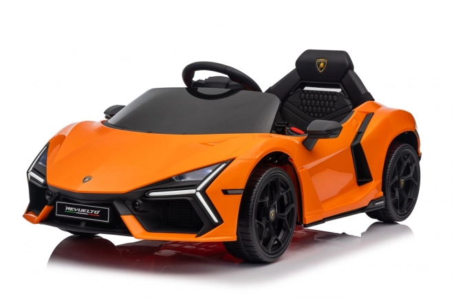 Kinder Elektroauto Lamborghini Revuelto orange