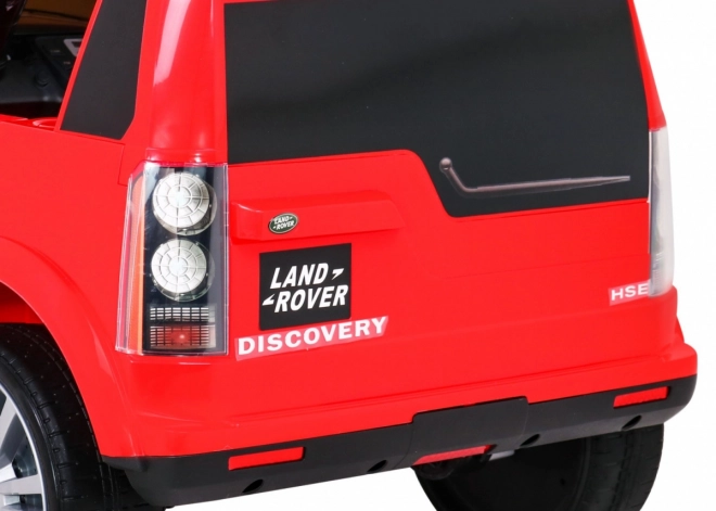 Land Rover Discovery Kinder Elektroauto Rot + Fernsteuerung + EVA Räder + langsamer Start + MP3 Radio