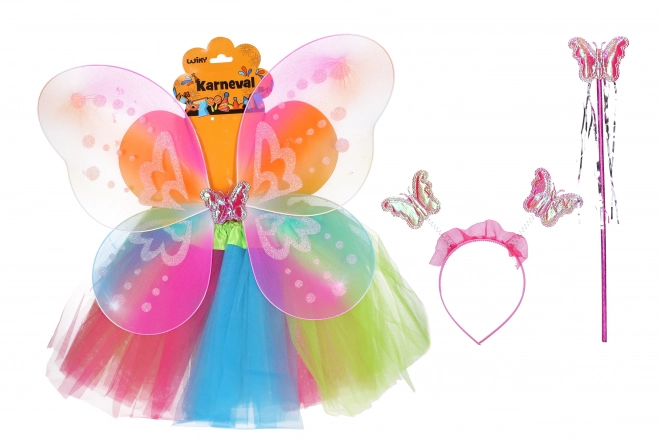 Karneval Set - Bunte Fee