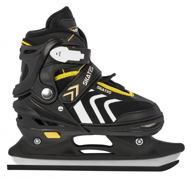4-in-1 Rollschuhe, Schlittschuhe, Skates Set für Kinder Größe 29-33 Pink – Gelb