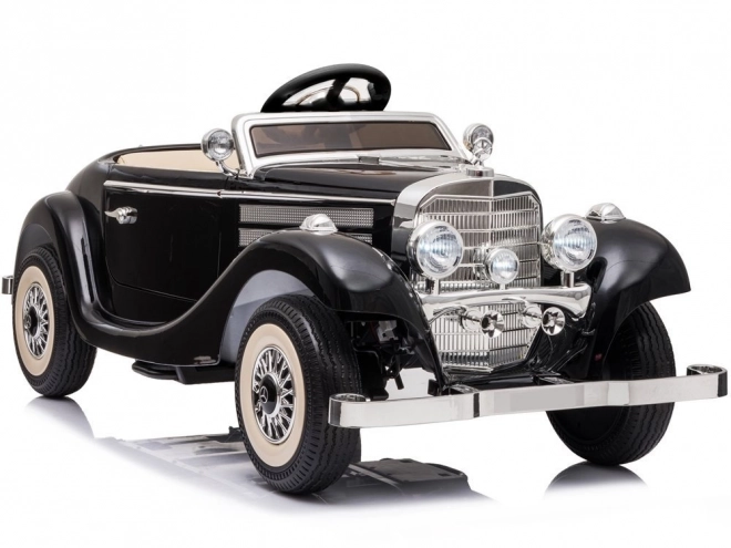 Retro-Auto auf Batterie Mercedes 540K Weiß – Schwarz