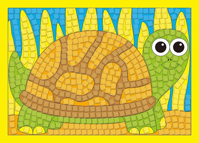 Kreatives Mosaikset für Kinder