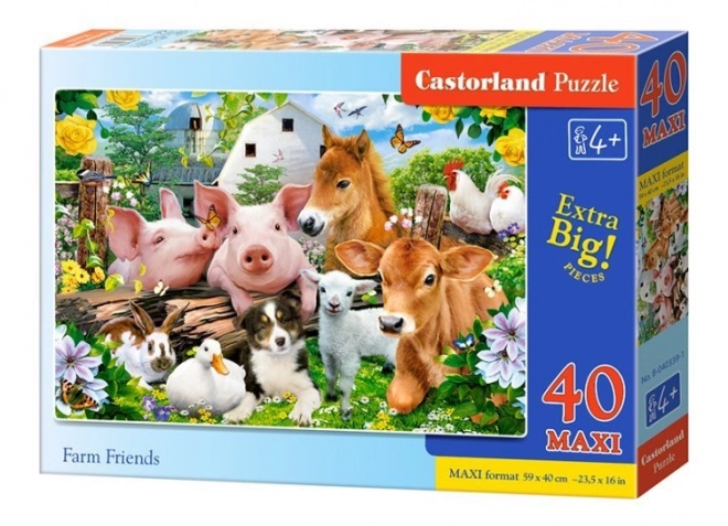 Maxi-Puzzle 40 Teile Farmfreunde