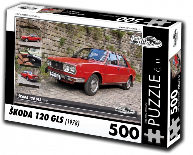 Puzzle RETRO-AUTA Škoda 120 GLS 1978 – 500 Teile