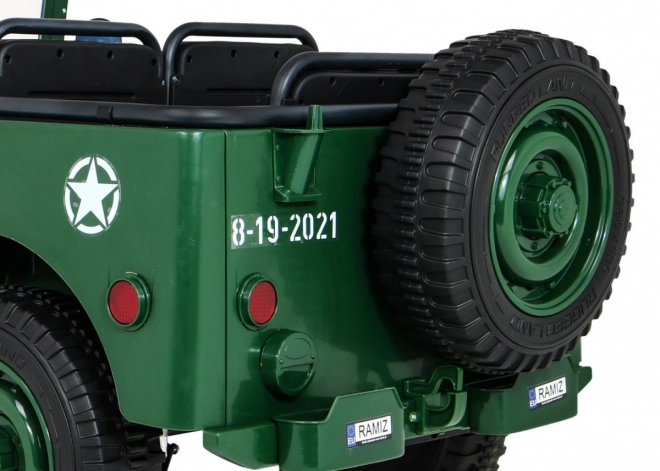 Retro-Geländefahrzeug 4x4 für Kinder