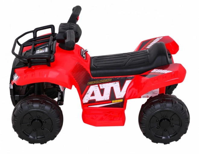 Akku-Quad Storm für Kinder Rot mit 25W Motor, MP3 USB und LED