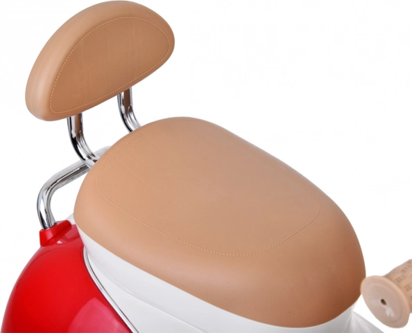Klassischer elektrischer Kinderscooter orange – Rot