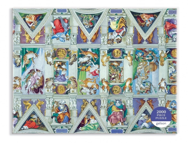 Galison Puzzle Meisterwerk: Sixtinische Kapelle 2000 Teile