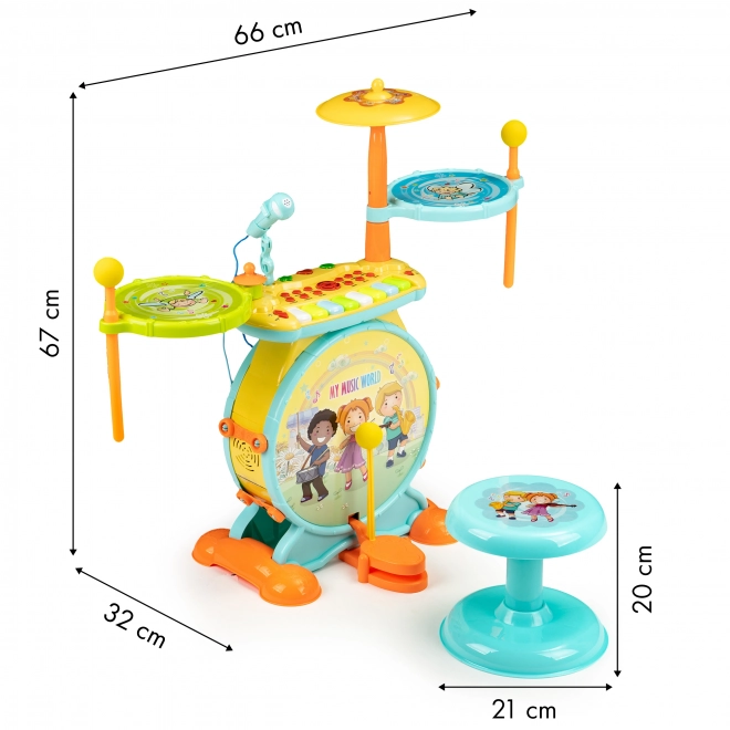 Drums und Orgeln 2in1 Kinderspielzeug