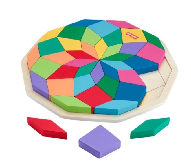 Holzpuzzle zur Förderung der Bildung Mandala