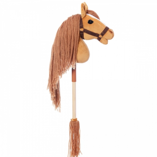 Holzpferd auf Stab Hobby Horse HOPPIHORSE Kastanienbraun