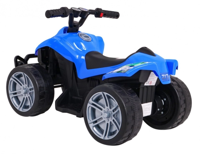 Quad Little Monster Elektrofahrzeug für Kinder Schwarz – blau