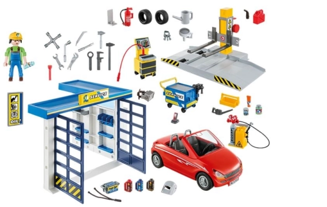 City Life Autowerkstatt Spielset