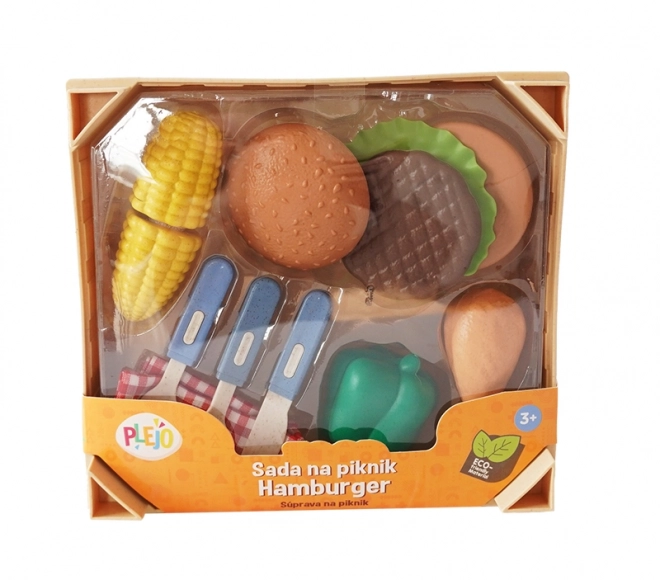 Plejo Hamburger-Picknickset