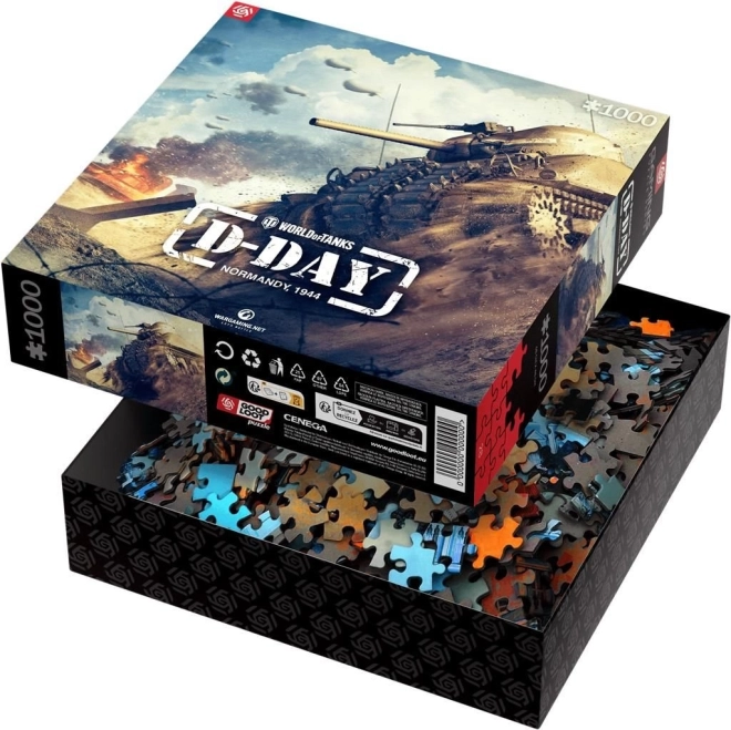 Puzzle World of Tanks: D-Day 1000 Teile