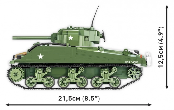 Cobi II Weltkrieg M4A3 Sherman Panzer Modell