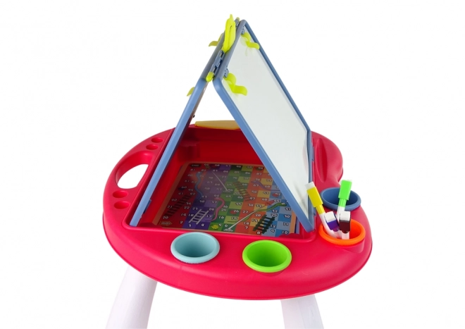 Tafel und Spieltisch 2-in-1 mit Snakes-and-Ladders und Ludo