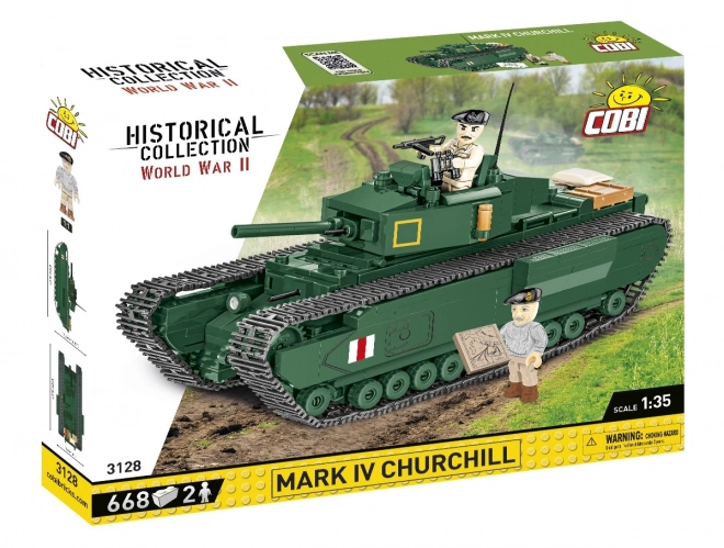 Churchill Mark IV Panzer Bausteine Set