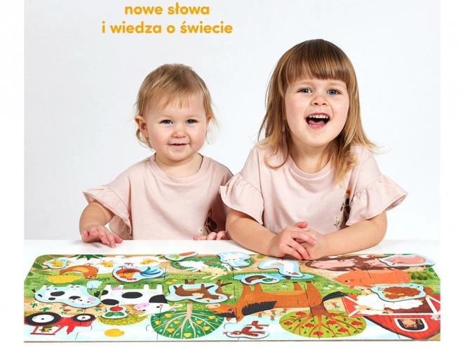 Fröhliche Bauernhof-Puzzle - 24 Teile