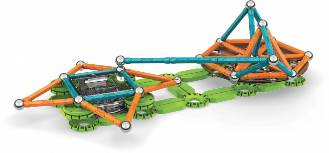 Geomag Mechanics Bewegliche Zahnräder Magnetische Bausteine