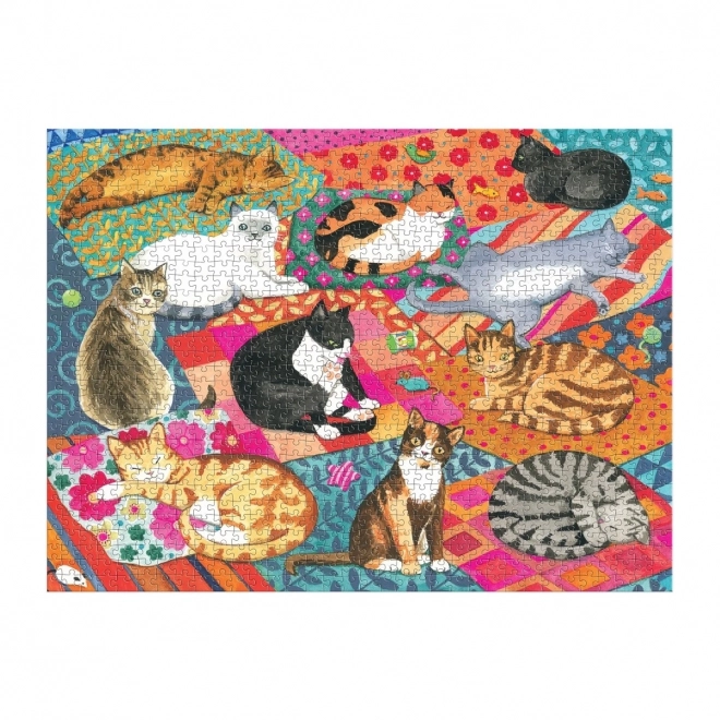 Puzzle Faulenzende Katzen 1000 Teile