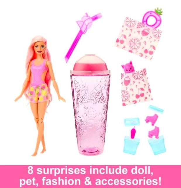 Barbie Pop Reveal Fruchtiger Saft Puppe Blond