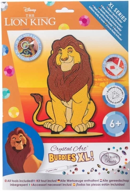Diamant Malerei Der König der Löwen: Mufasa