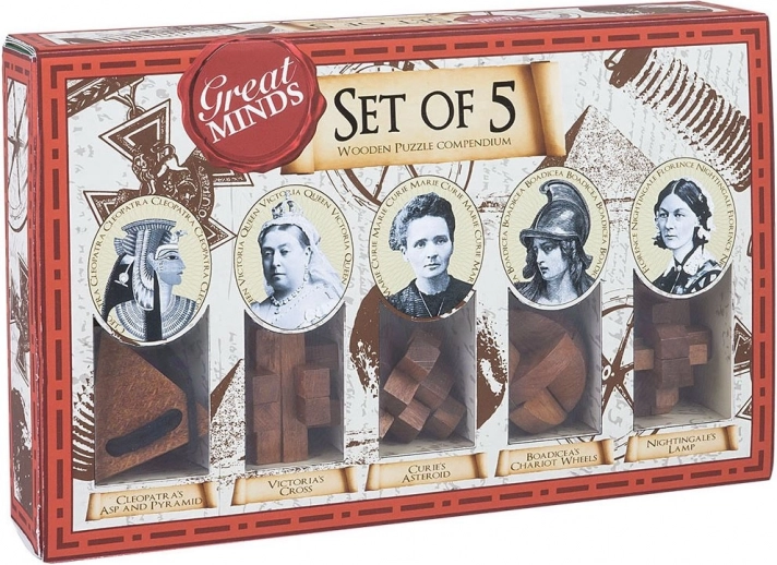 Profesor Puzzle Great Minds: Berühmte Frauen 5-in-1