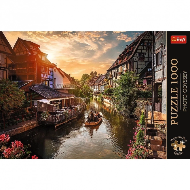 Trefl Puzzle 1000 Teile Premium Plus Photo Odyssey - Kleine Venedig in Colmar, Frankreich