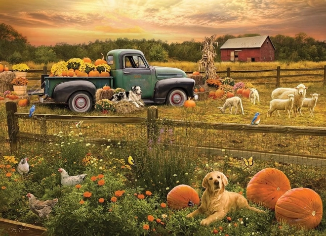 Puzzle Ernte 1000 Teile COBBLE HILL