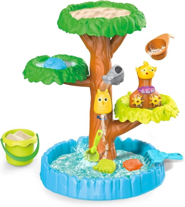 Spielstation Baum Spielen mit Wasser und Sand
