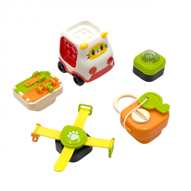 Woopie Montessori Spielbrett Bunter Aktivitätenpanel