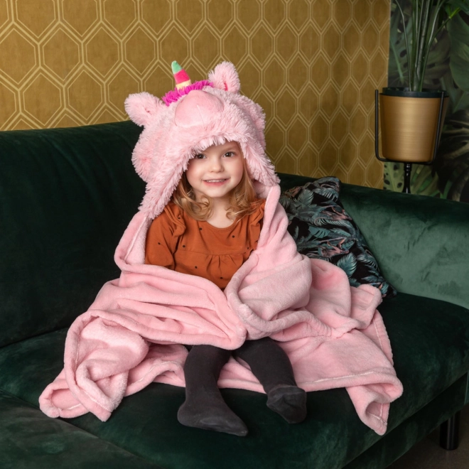 Lustige Kapuze mit EINHORN-Motiv
