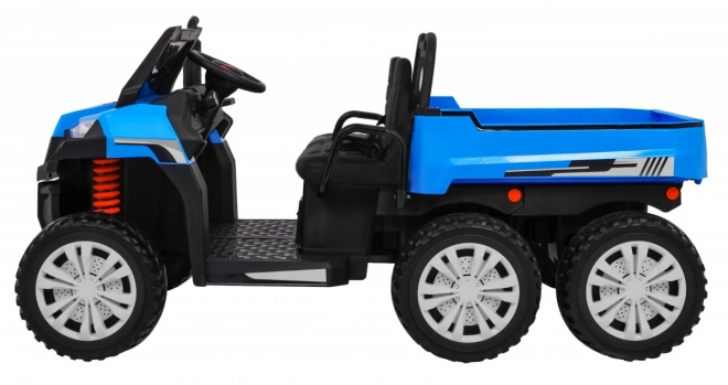 Bauernhofauto für 2 Kinder Blau + 4x4 + Fernsteuerung + Kipper + LED Audio
