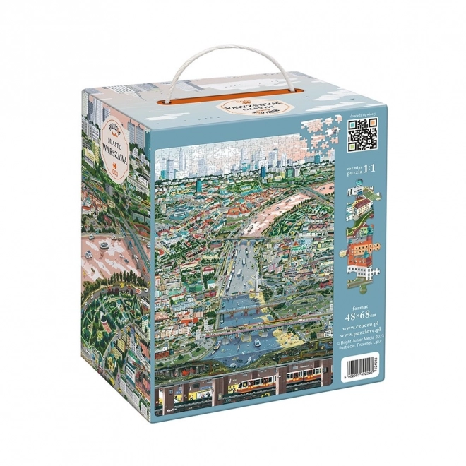 Puzzle Puzzlove Stadt Warschau 1000 Teile