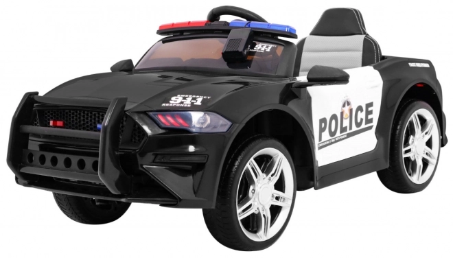Elektrisches Kinderauto GT Sport Polizei Schwarz