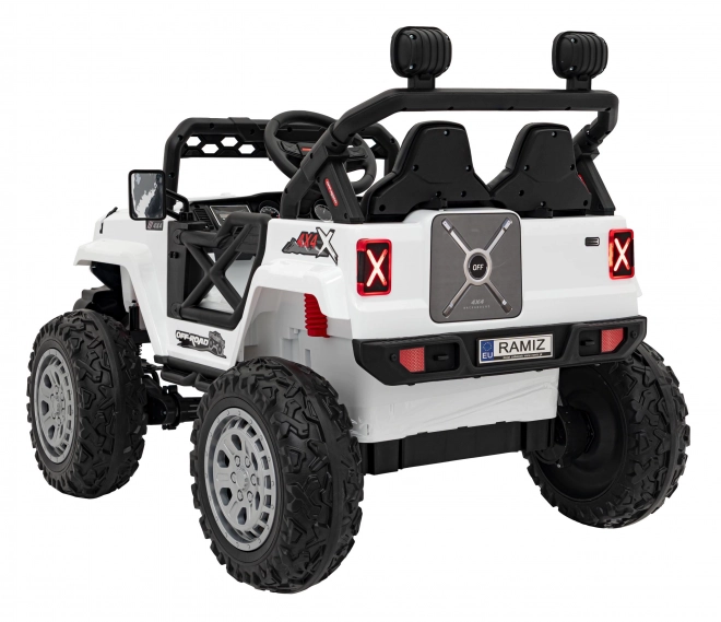 Elektrischer Kinder-Geländewagen Speed weiß