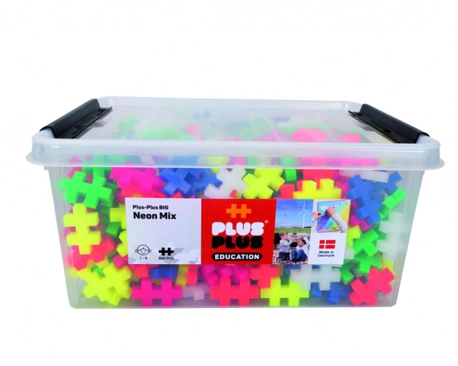 Plus-Plus Box Big Neon 600 Teile