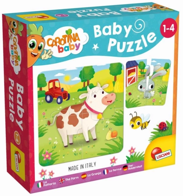 Carotina Baby Puzzle - Bauernhof