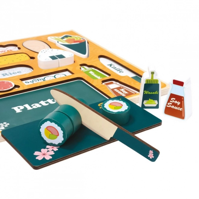 Holz 3D-Puzzle Sushi-Bar von Bino