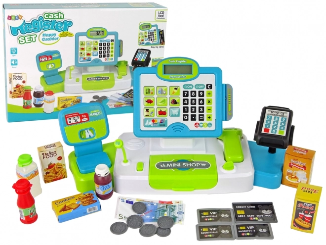 Interaktive Kinderkasse mit Waage und Terminal