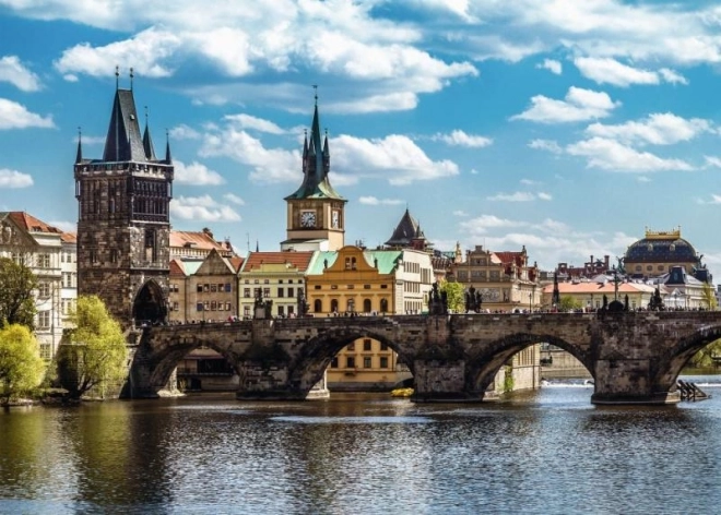 Prag Panorama: Karlsbrücke 1000 Teile Puzzle