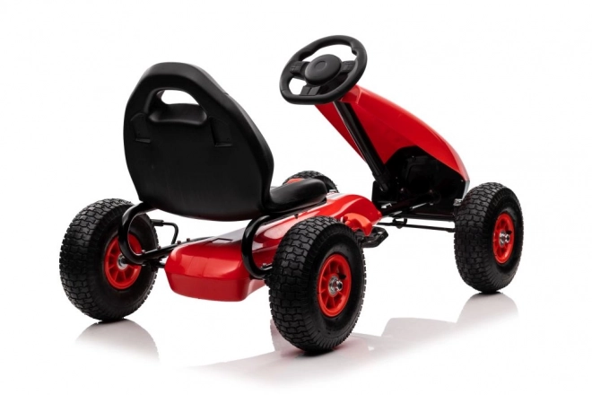 Roter Tretgokart für Kinder