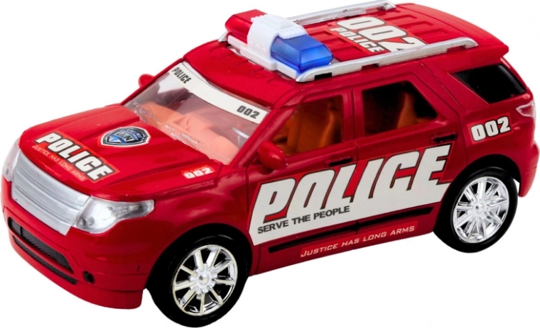 Detaillierter Funkstreifenwagen mit Lichtleiste