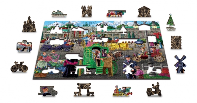 Holzpuzzle Pariser Platz Berlin 2-in-1