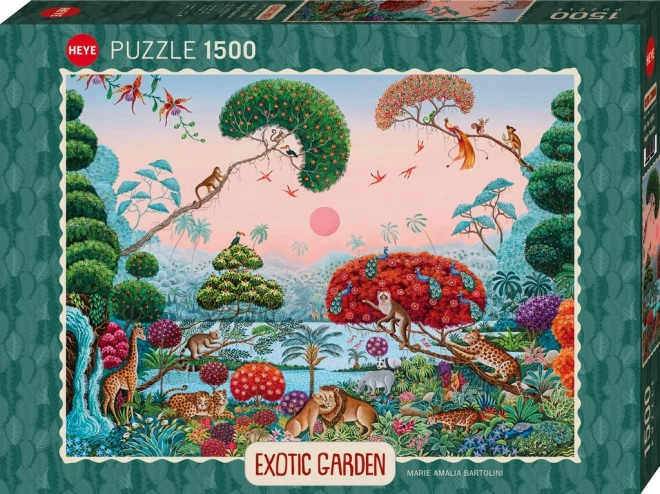 Puzzle Exotischer Garten - Erstaunlicher Dschungel