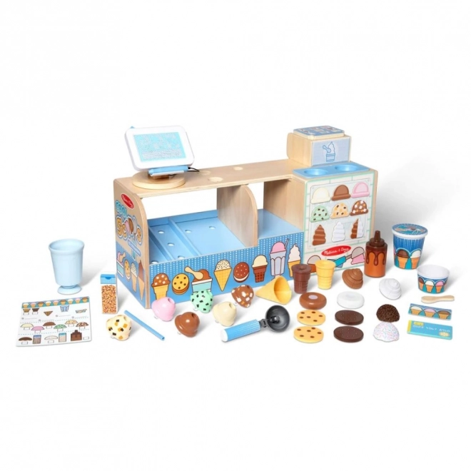 Große Eisdiele - Holzspielset für Rollenspiele