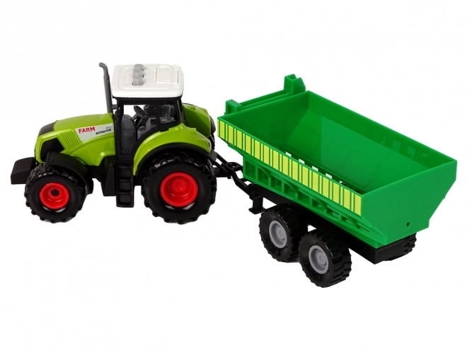 Traktor-Set mit Anhänger und Zisternenwagen