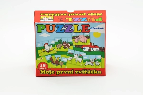 Holzpuzzle Meine ersten Tiere für Kleinkinder